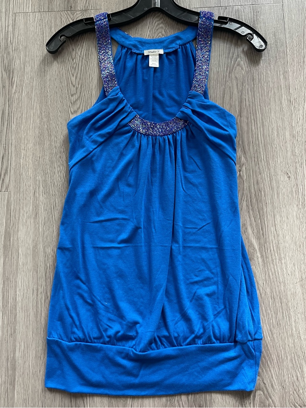 Y2K Studio Y beaded blouse small
